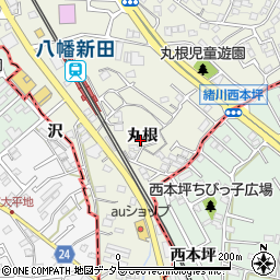 愛知県東海市加木屋町丸根周辺の地図