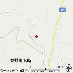 静岡県浜松市天竜区春野町大時80周辺の地図
