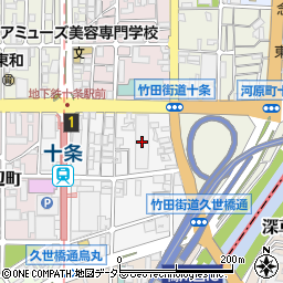 京都中央信用金庫中信十条ビル周辺の地図