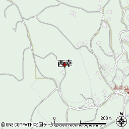 岡山県美咲町（久米郡）西幸周辺の地図