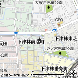 京都府京都市西京区下津林前泓町97周辺の地図