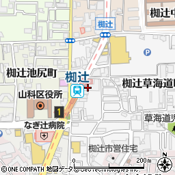 飛翔塾　椥辻校周辺の地図