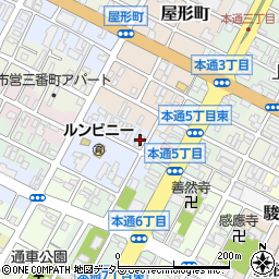 静岡県静岡市葵区大鋸町2-5周辺の地図