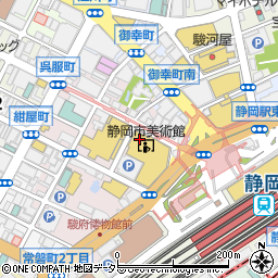 ＥＣＣ外語学院　静岡校周辺の地図