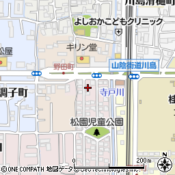 京都府京都市西京区川島松園町21周辺の地図