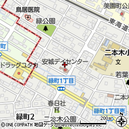 八兵衛　東刈谷・安城店周辺の地図