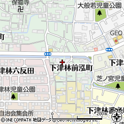 京都府京都市西京区下津林前泓町49-1周辺の地図