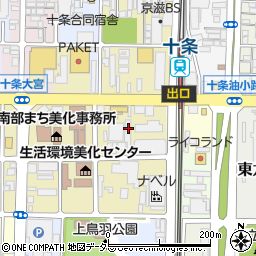 京都府京都市南区西九条森本町75周辺の地図