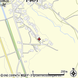 滋賀県蒲生郡日野町下駒月1045周辺の地図
