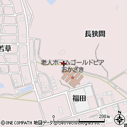 愛知県岡崎市田口町深狭間周辺の地図