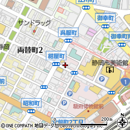 立呑処へそ静岡1号店周辺の地図