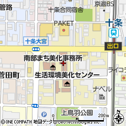 京都府京都市南区西九条森本町39周辺の地図