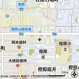 京都府京都市西京区樫原分田1-3周辺の地図