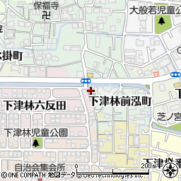 京都府京都市西京区下津林前泓町119周辺の地図