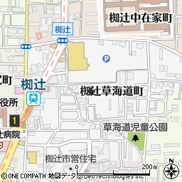 京都府京都市山科区椥辻草海道町周辺の地図