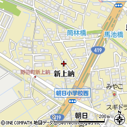 愛知県刈谷市野田町新上納183周辺の地図