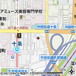 京都府京都市南区東九条南石田町38周辺の地図