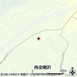 愛知県岡崎市板田町西金剛沢周辺の地図