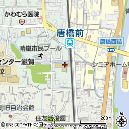 大津市立　晴嵐幼稚園周辺の地図