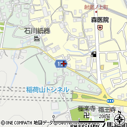 岡村塗料店周辺の地図