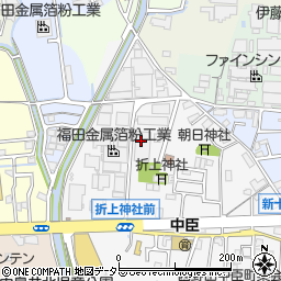 近江豊嶋運送株式会社　京都福田営業所周辺の地図