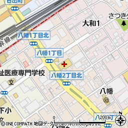 山野愛子美容室周辺の地図