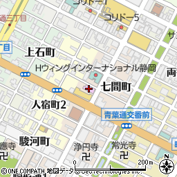 静岡東宝会館周辺の地図