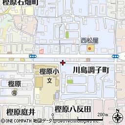京都府京都市西京区川島調子町周辺の地図