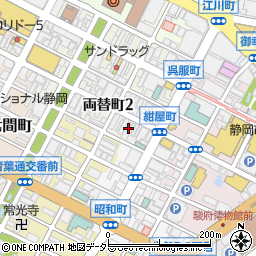 酒のソクハイ　静岡本店周辺の地図