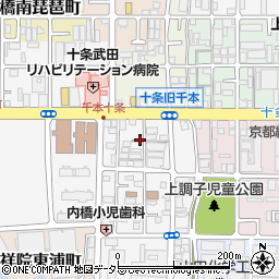 京都府京都市南区上鳥羽南唐戸町14周辺の地図