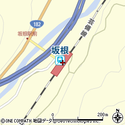 坂根駅周辺の地図