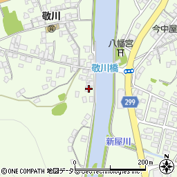島根県江津市敬川町1172-1周辺の地図