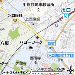 滋賀県甲賀市水口町本町3丁目1-38周辺の地図