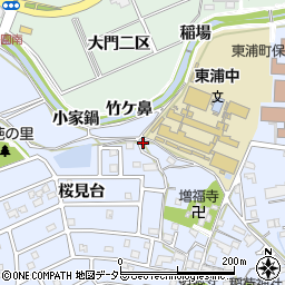 愛知県知多郡東浦町石浜北庚申坊16周辺の地図
