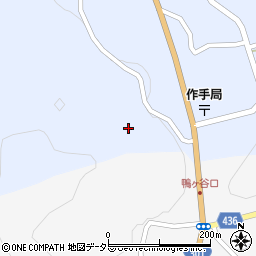 愛知県新城市作手高里（本城）周辺の地図