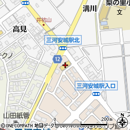 イエローハット三河安城店周辺の地図