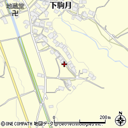 滋賀県蒲生郡日野町下駒月1107周辺の地図