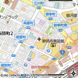 ぶれゑめん 静岡駅前店周辺の地図