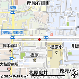ネッツトヨタ京都洛西樫原店周辺の地図