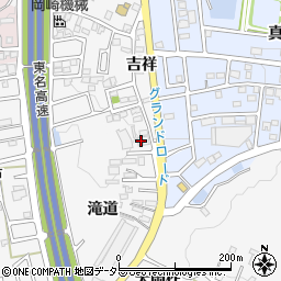 愛知県岡崎市稲熊町滝道24周辺の地図