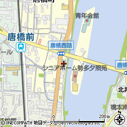 旅館唐橋周辺の地図
