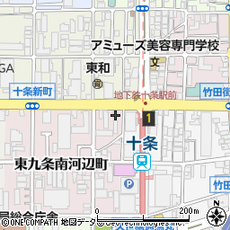 京都府　行政書士会周辺の地図