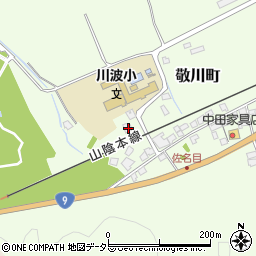 島根県江津市敬川町2243周辺の地図