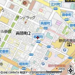 共栄火災海上保険株式会社　静岡支店静岡支社周辺の地図