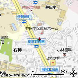 ネクステージ岡崎スバル車専門店周辺の地図