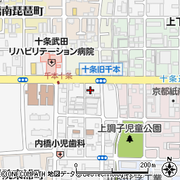 京都府京都市南区上鳥羽南唐戸町46周辺の地図