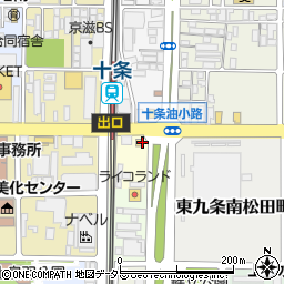 京都府京都市南区西九条柳ノ内町周辺の地図
