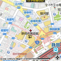 ダイレクトワン株式会社静岡プラザ周辺の地図