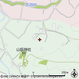 千葉県館山市山荻周辺の地図