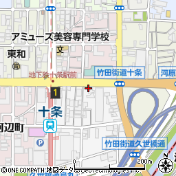 京都府京都市南区東九条南石田町20周辺の地図